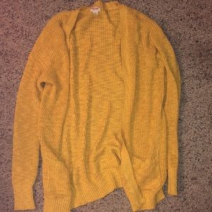 Mustard Yellow cardigan
